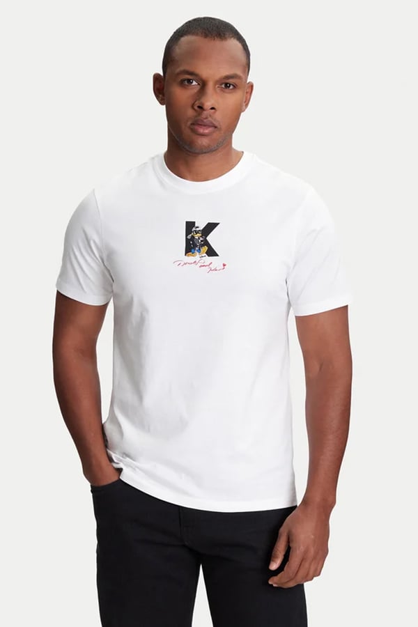 ΑΝΔΡΙΚΗ ΜΠΛΟΥΖΑ KARL LAGERFELD - 10 ΛΕΥΚΟ